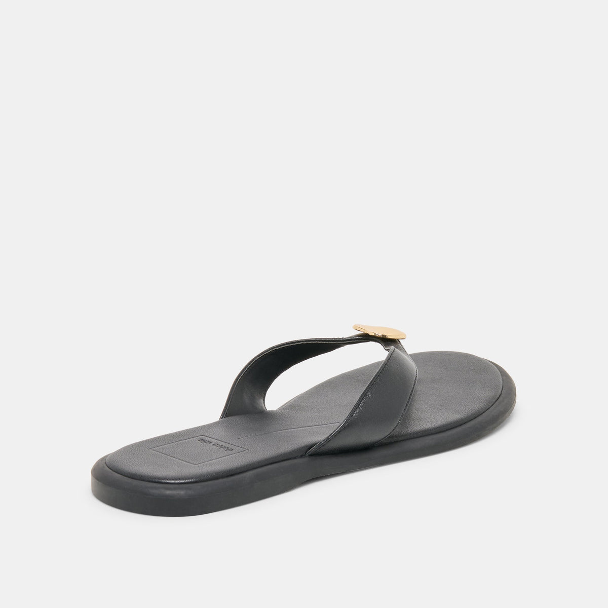 Dolce Vita SHOES Jaina Black Leather Sandals