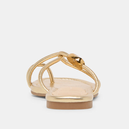 Dolce Vita SHOES Louiz Gold Stella Sandals