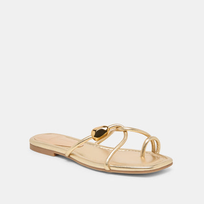 Dolce Vita SHOES Louiz Gold Stella Sandals