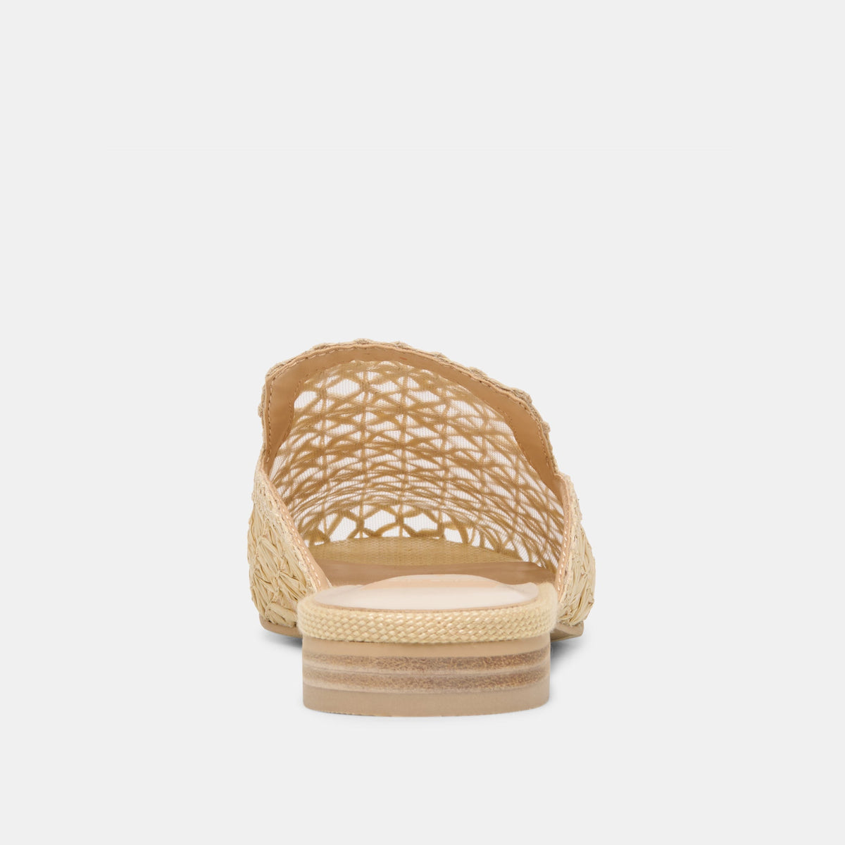 Dolce Vita SHOES Kirt Lt Natural Cross Hatch Raffia Flats