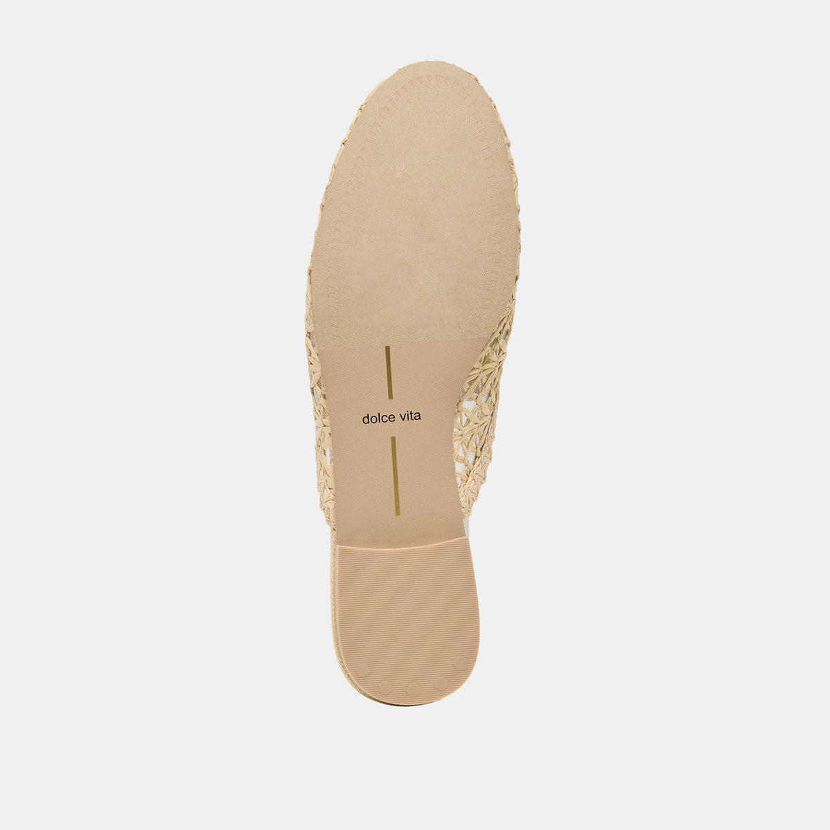 Dolce Vita SHOES Kirt Lt Natural Cross Hatch Raffia Flats