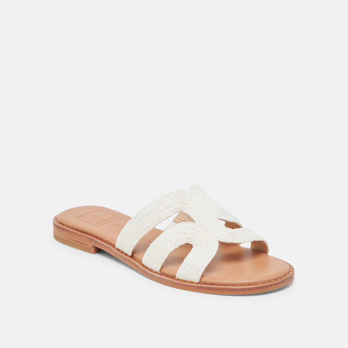 Dolce Vita SHOES EMON SANDALS WHITE RAFFIA
 – Dolce Vita
