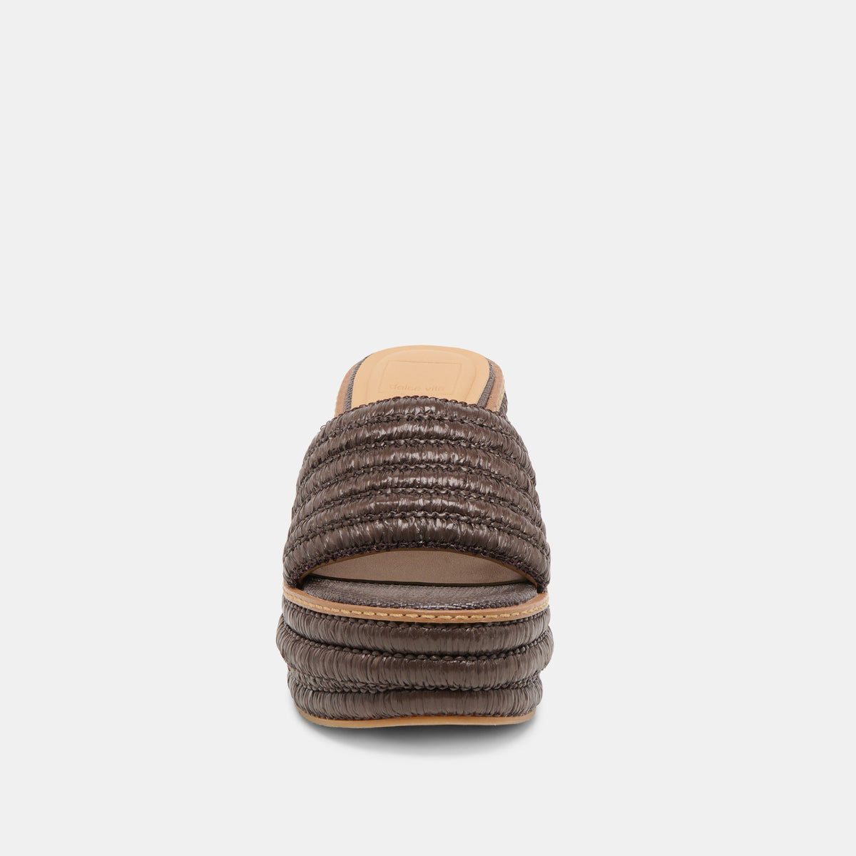 Dolce Vita SHOES Throne Chocolate Raffia Wedges