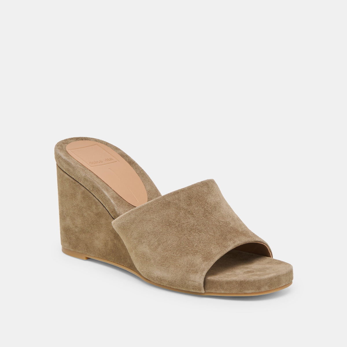 Dolce Vita SHOES Holta Olive Suede Wedges