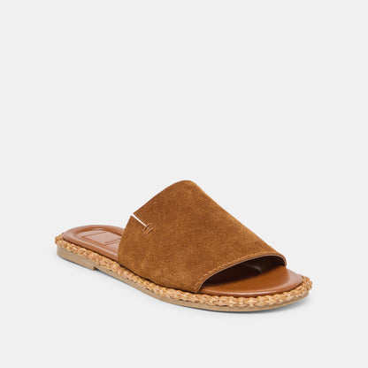 Dolce Vita SHOES Ridge Chestnut Suede Sandals