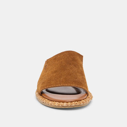 Dolce Vita SHOES Ridge Chestnut Suede Sandals