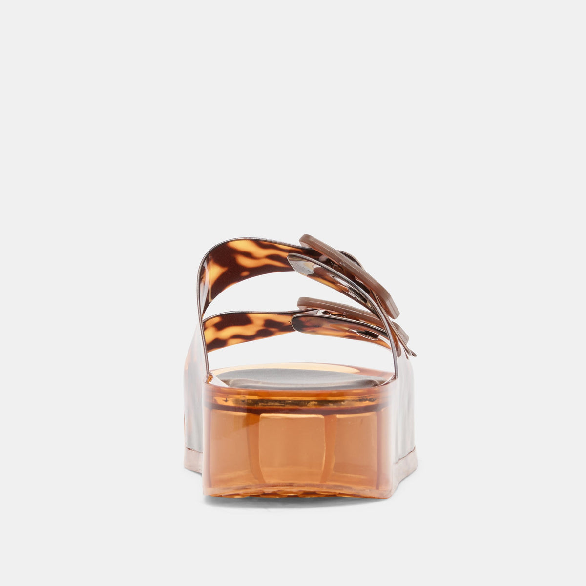 Dolce Vita SHOES JULIO X Tortoise Vinyl Jelly Platform Sandals