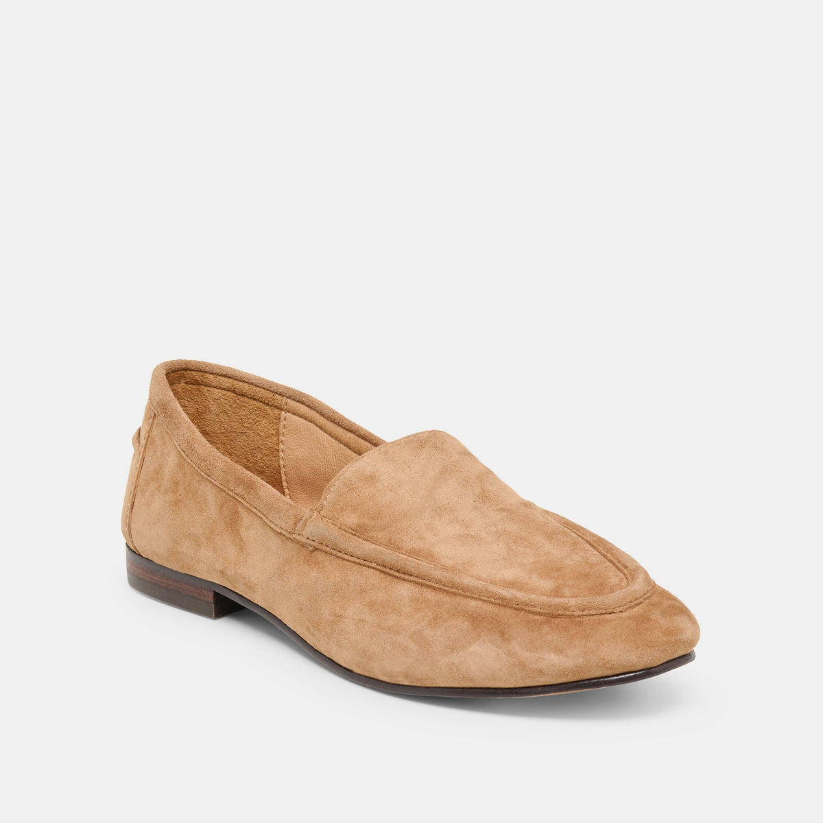 Dolce Vita SHOES Mattie Camel Suede Loafers