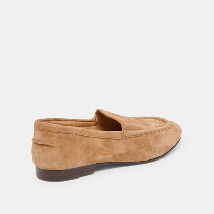 Dolce Vita SHOES Mattie Camel Suede Loafers