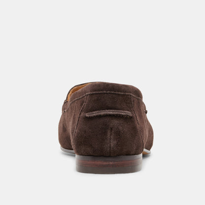 Dolce Vita SHOES Mattie Dk Brown Suede Loafers