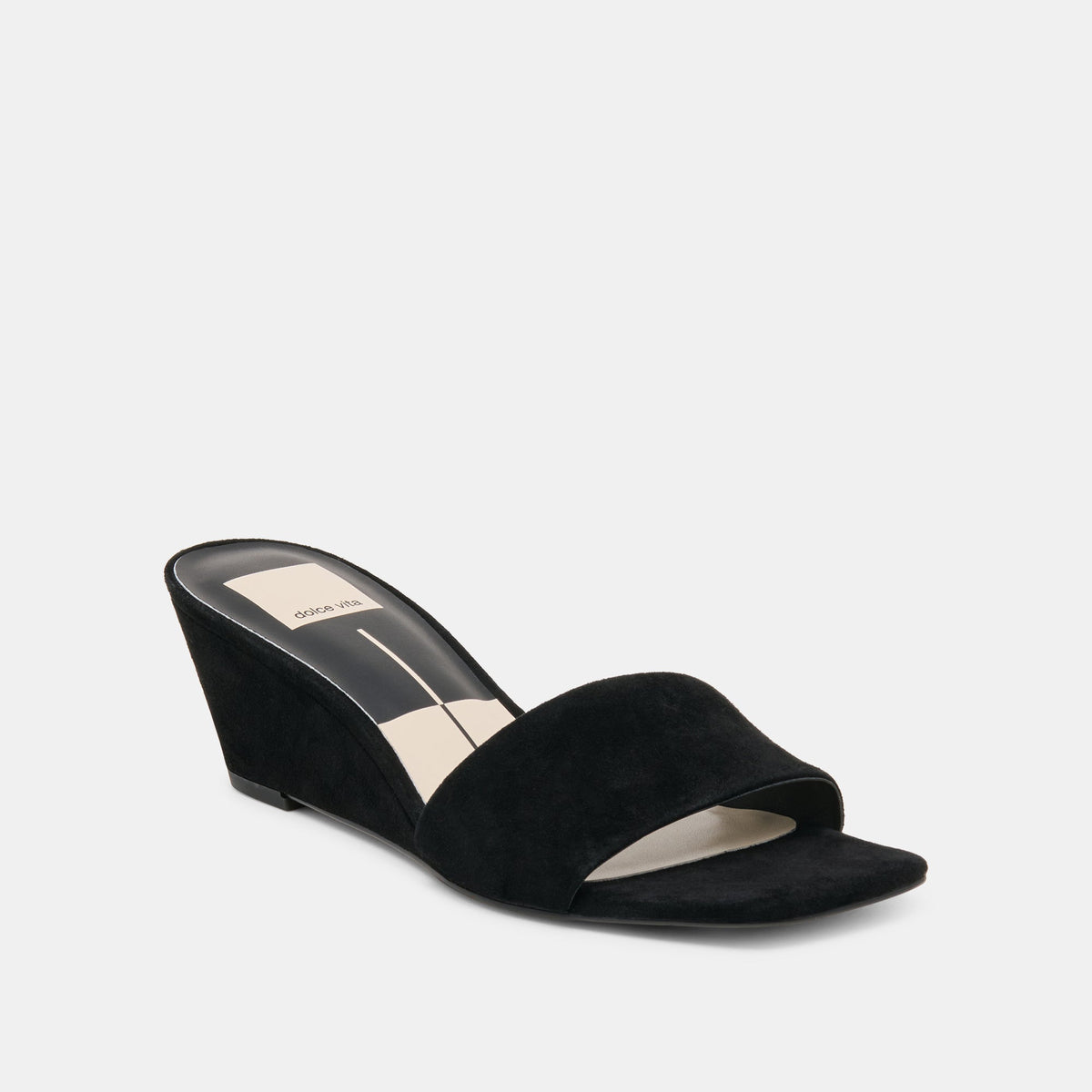 Dolce Vita SHOES Qaily Onyx Suede Wedges