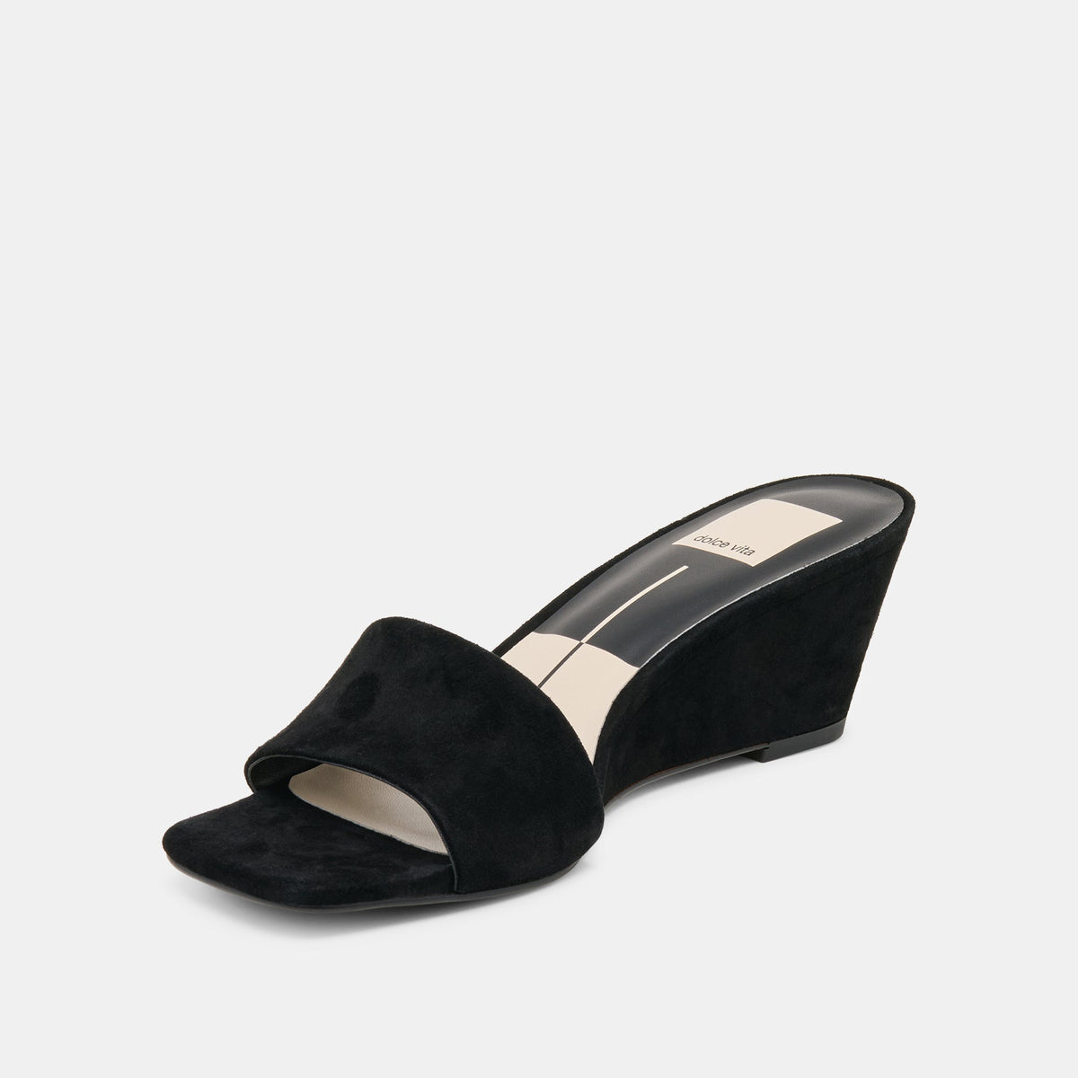 Dolce Vita SHOES Qaily Onyx Suede Wedges