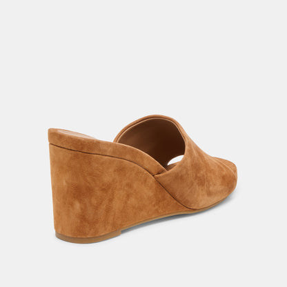 Dolce Vita SHOES Holta Brown Suede Wedges
