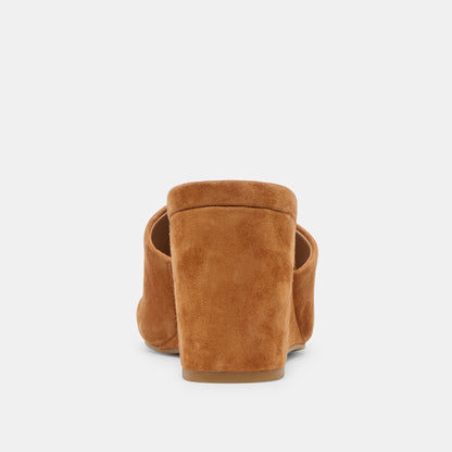 Dolce Vita SHOES Holta Brown Suede Wedges