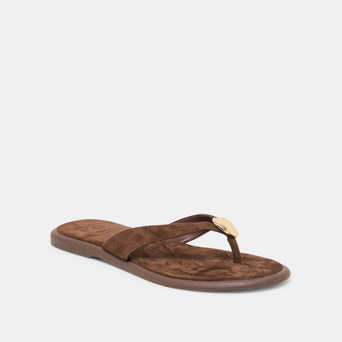 Dolce Vita SHOES Jaina Dk Brown Suede Sandals