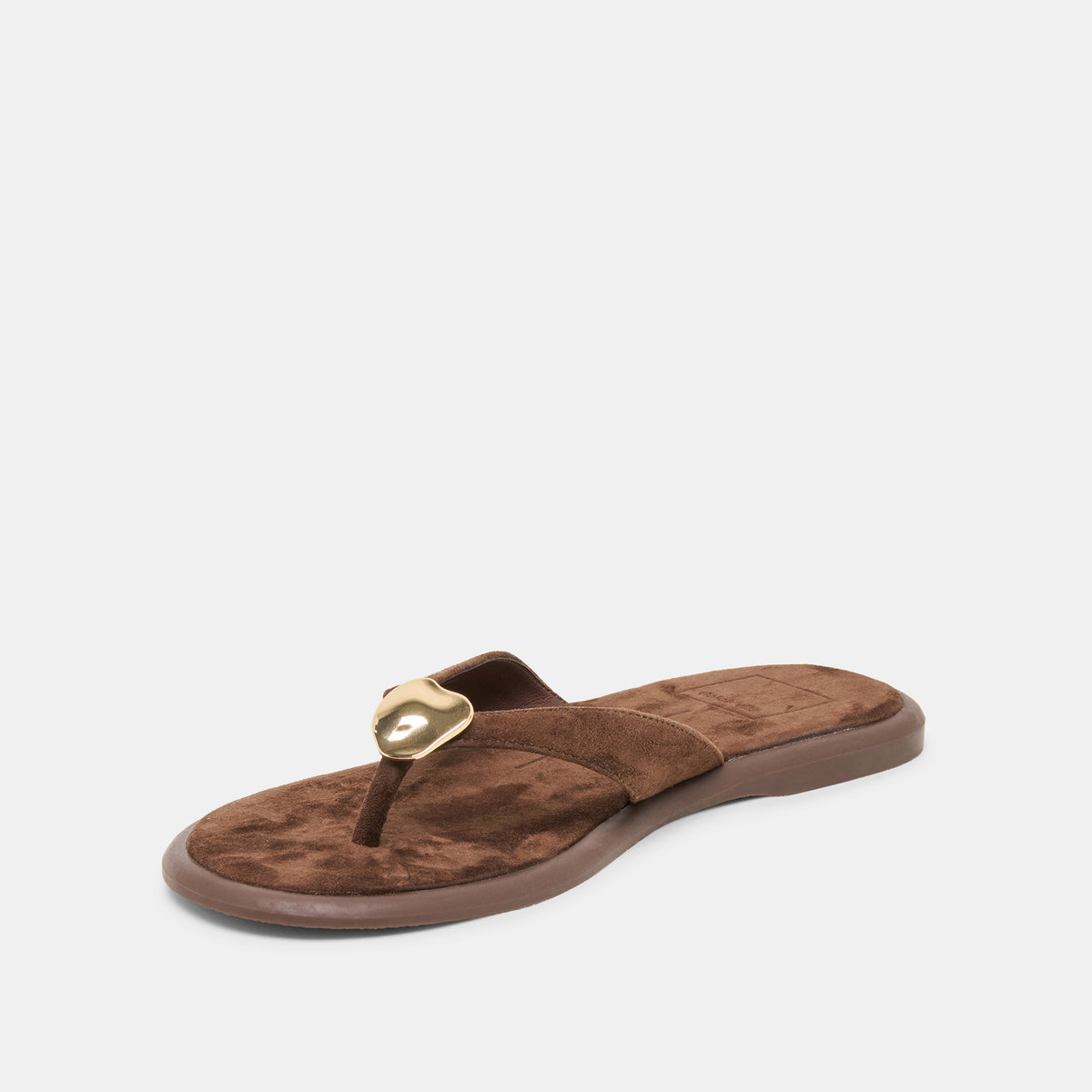 Dolce Vita SHOES Jaina Dk Brown Suede Sandals