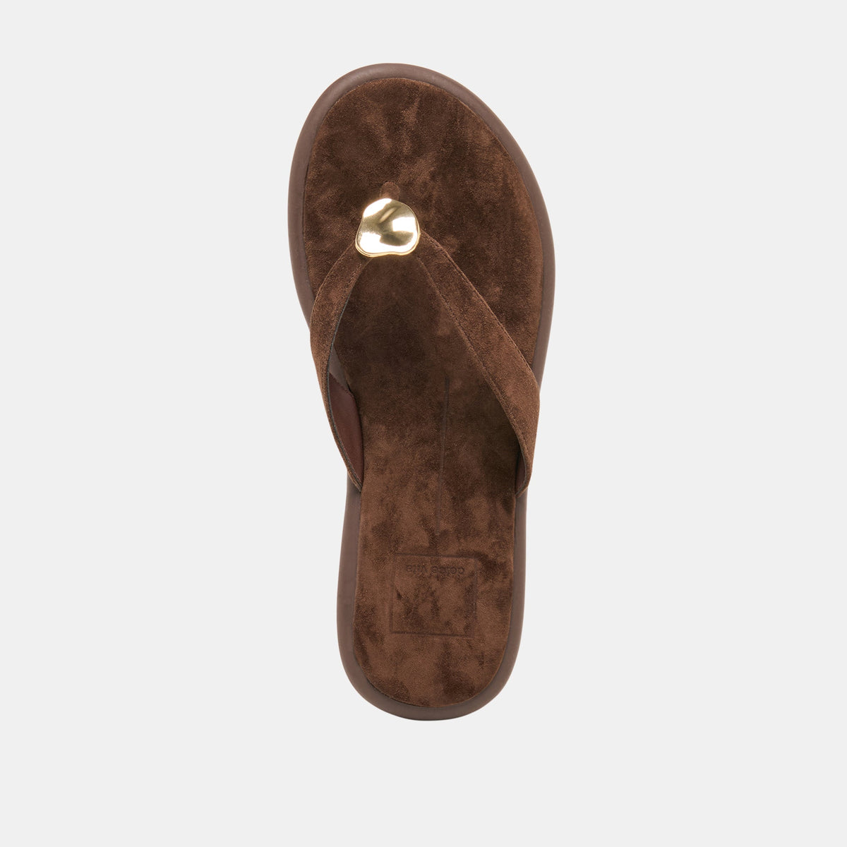 Dolce Vita SHOES Jaina Dk Brown Suede Sandals