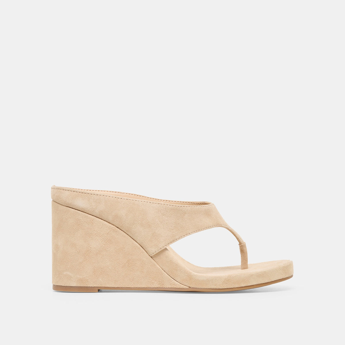 Dolce Vita SHOES Hinna Camel Suede Wedges