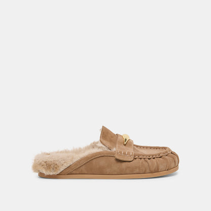 Dolce Vita SHOES Jodero Plush Mushroom Suede Flats