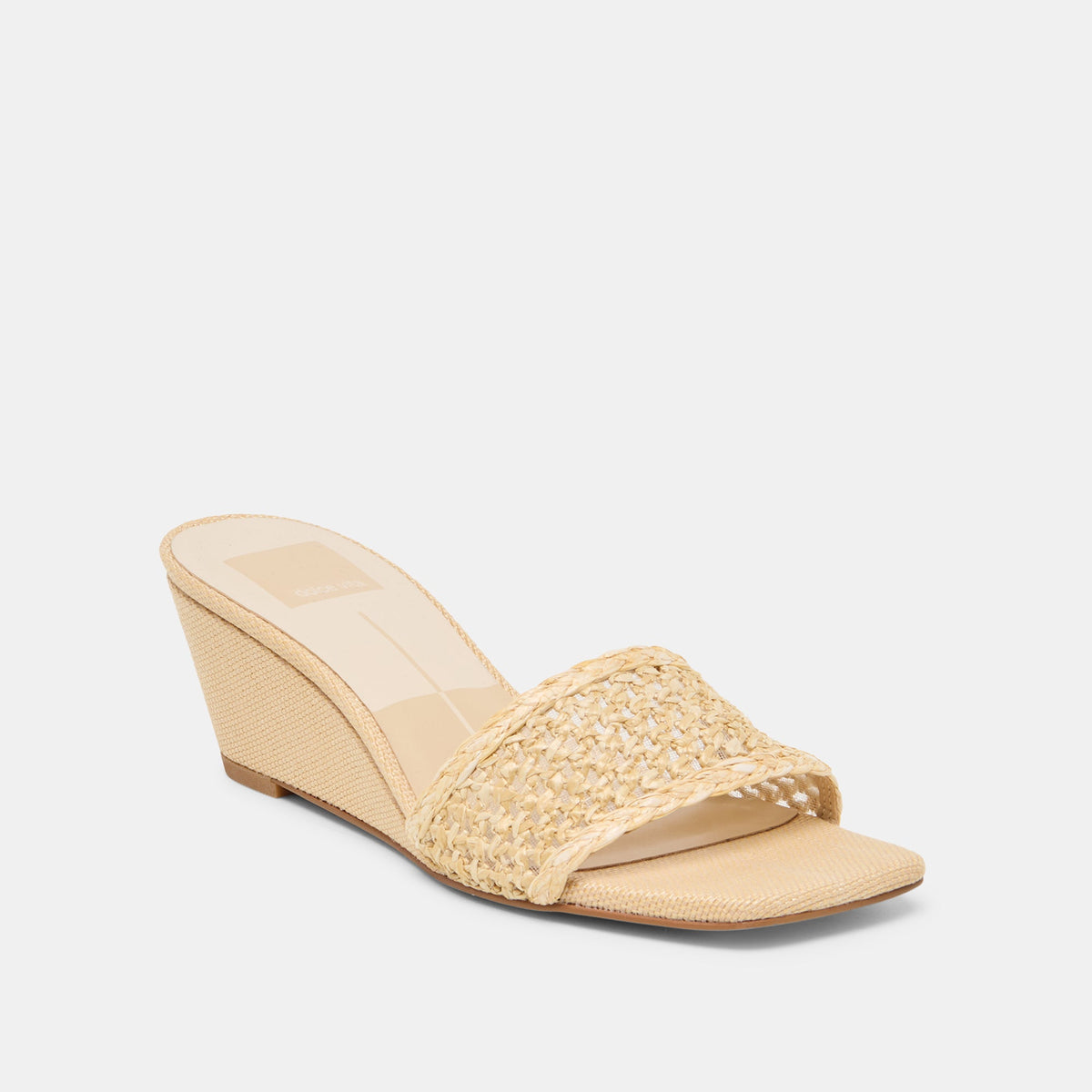 Dolce Vita SHOES Qaily Wide Lt Natural Raffia Wedges