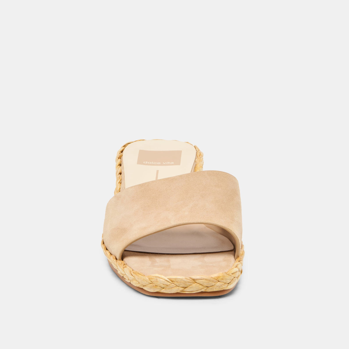 Dolce Vita SHOES Dixi Wide Camel Suede Sandals