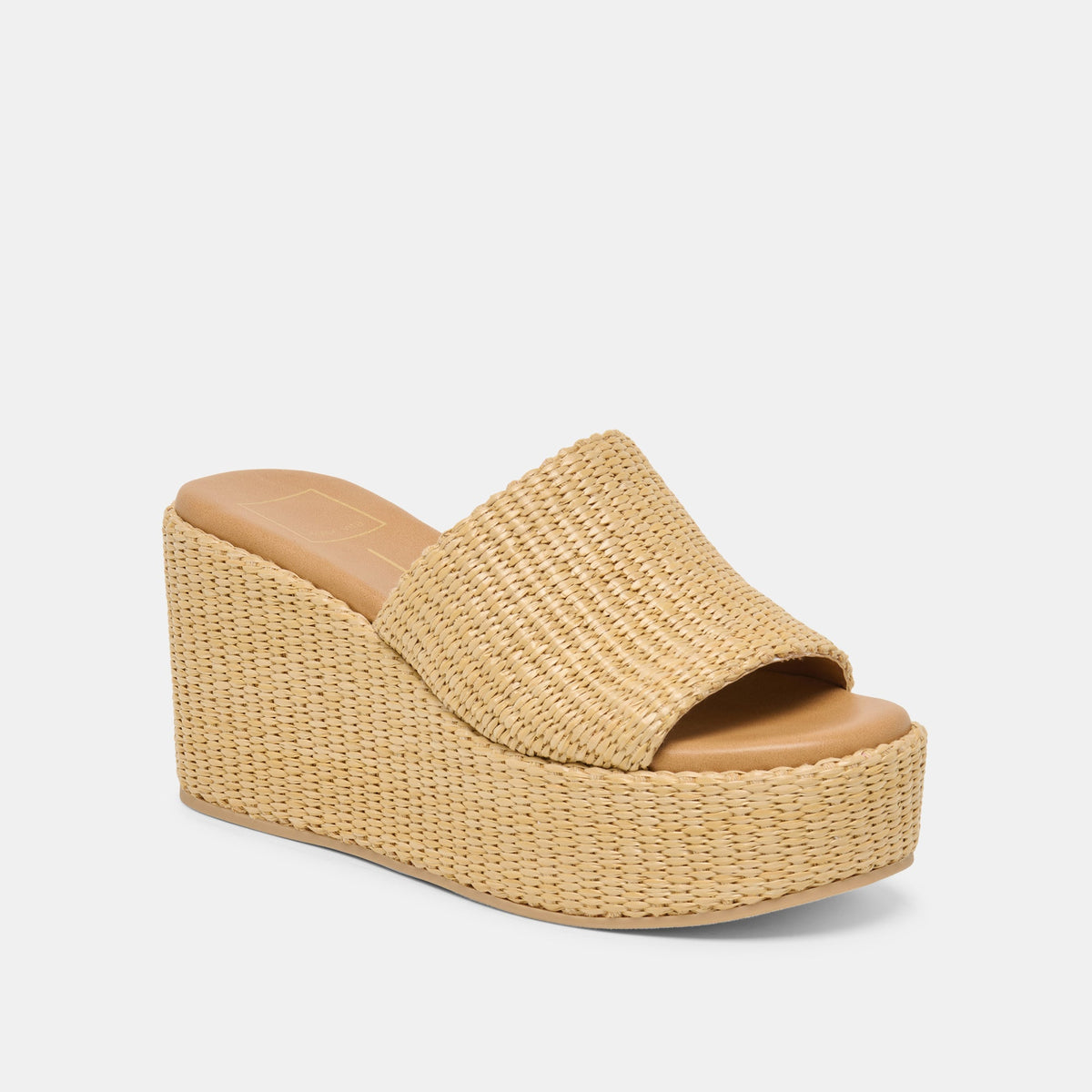 Dolce Vita SHOES Joclyn Wide Lt Natural Raffia Wedges