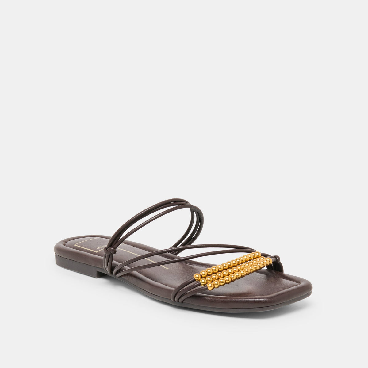 Dolce Vita SHOES LYNDEE BEAD Espresso Stella Strappy Open-Toe Sandals