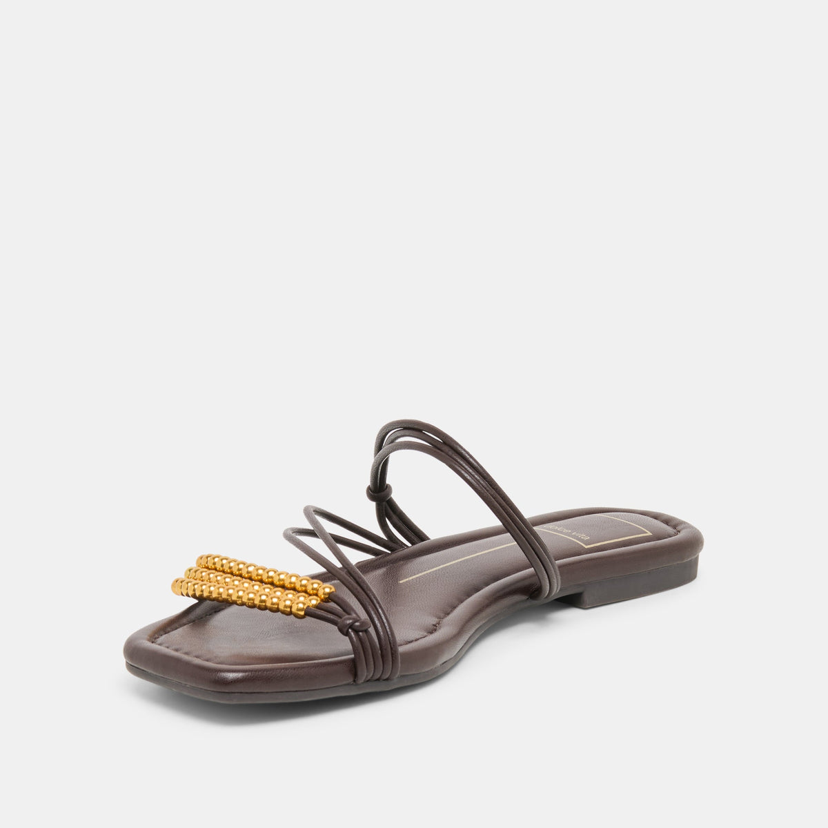 Dolce Vita SHOES LYNDEE BEAD Espresso Stella Strappy Open-Toe Sandals