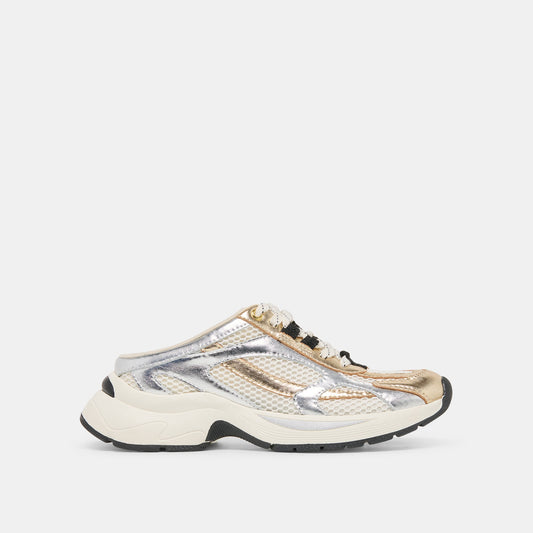 Dolce Vita SHOES SWAYZY Metallic Multi Leather Platform Slip-on Sneakers