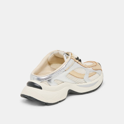 Dolce Vita SHOES SWAYZY Metallic Multi Leather Platform Slip-on Sneakers