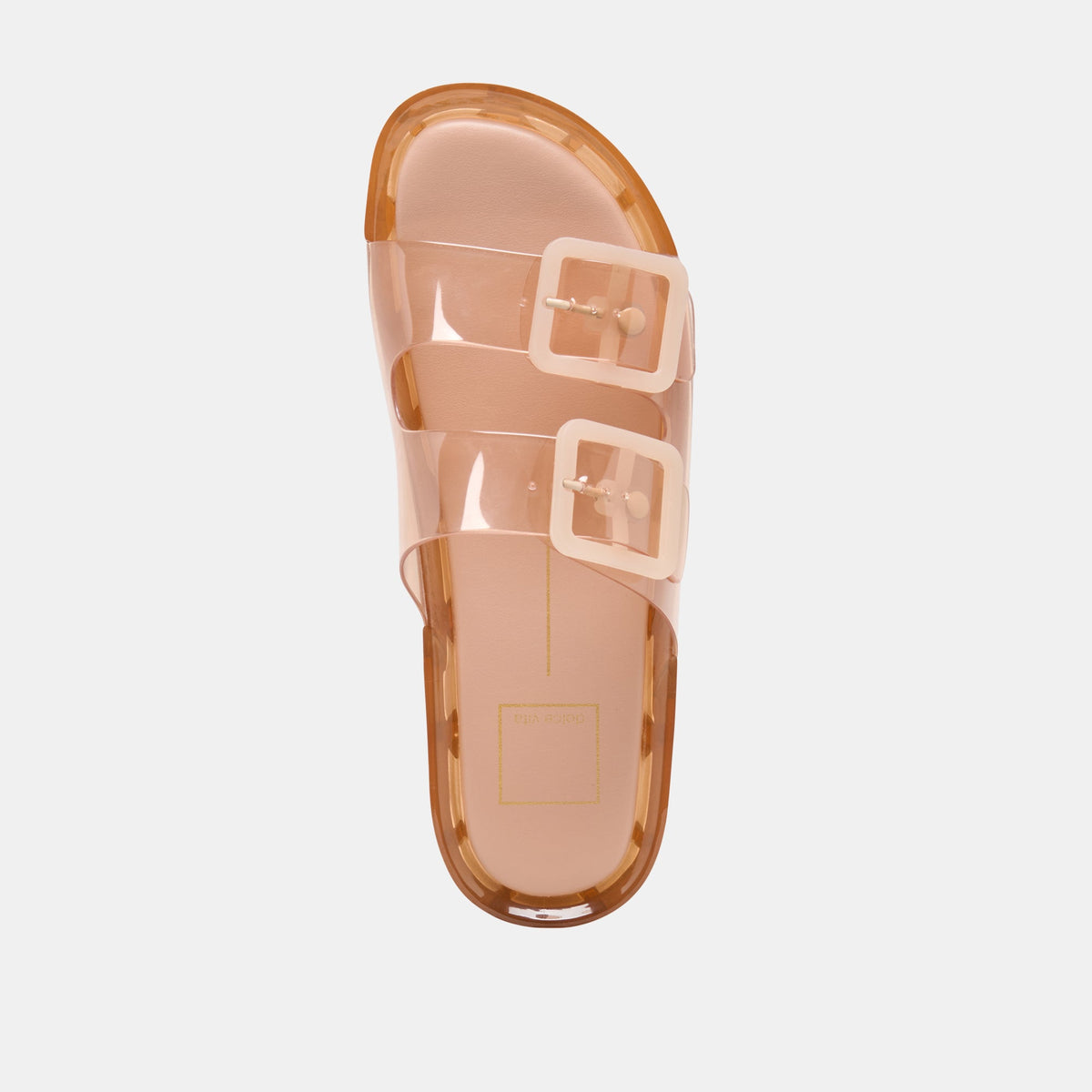 Dolce Vita SHOES JULIO X Mocha Vinyl Jelly Platform Sandals