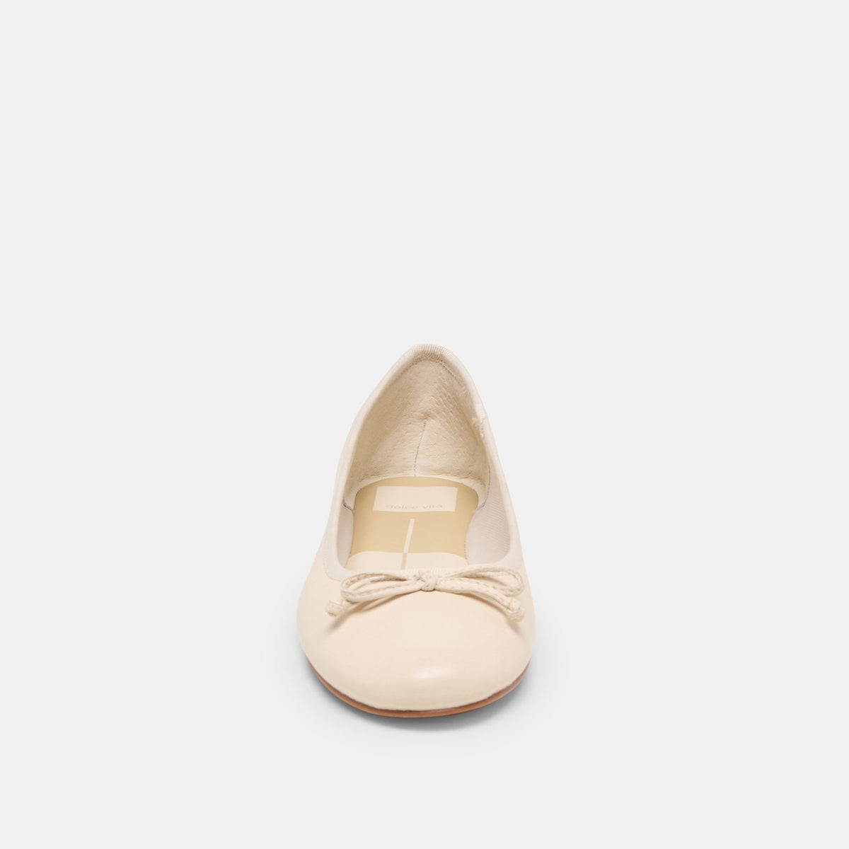 Dolce Vita SHOES Ritla Wide Bone Leather Ballet Flats