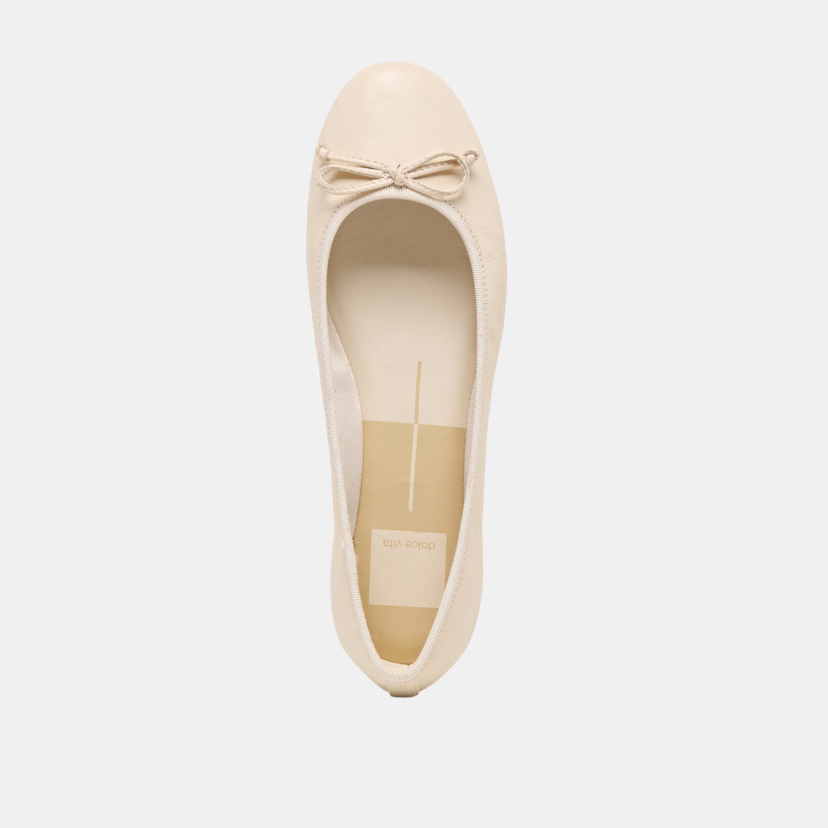 Dolce Vita SHOES Ritla Wide Bone Leather Ballet Flats
