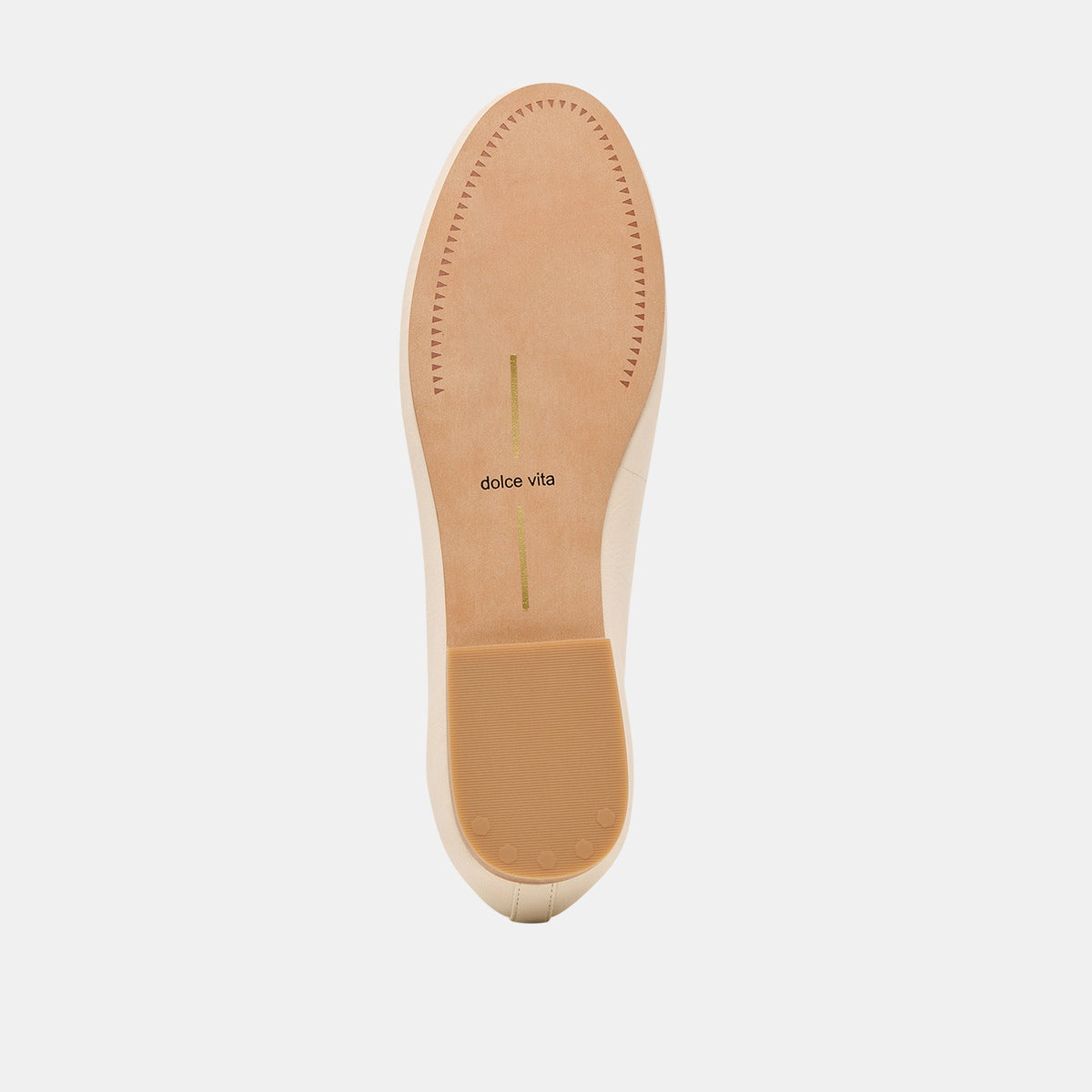Dolce Vita SHOES Ritla Wide Bone Leather Ballet Flats