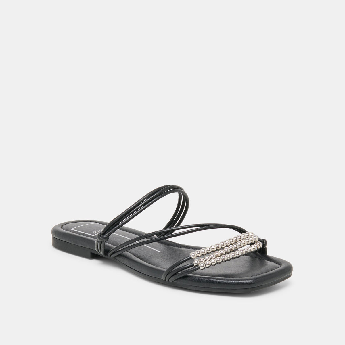 Dolce Vita SHOES LYNDEE BEAD Black Stella Strappy Open-Toe Sandals