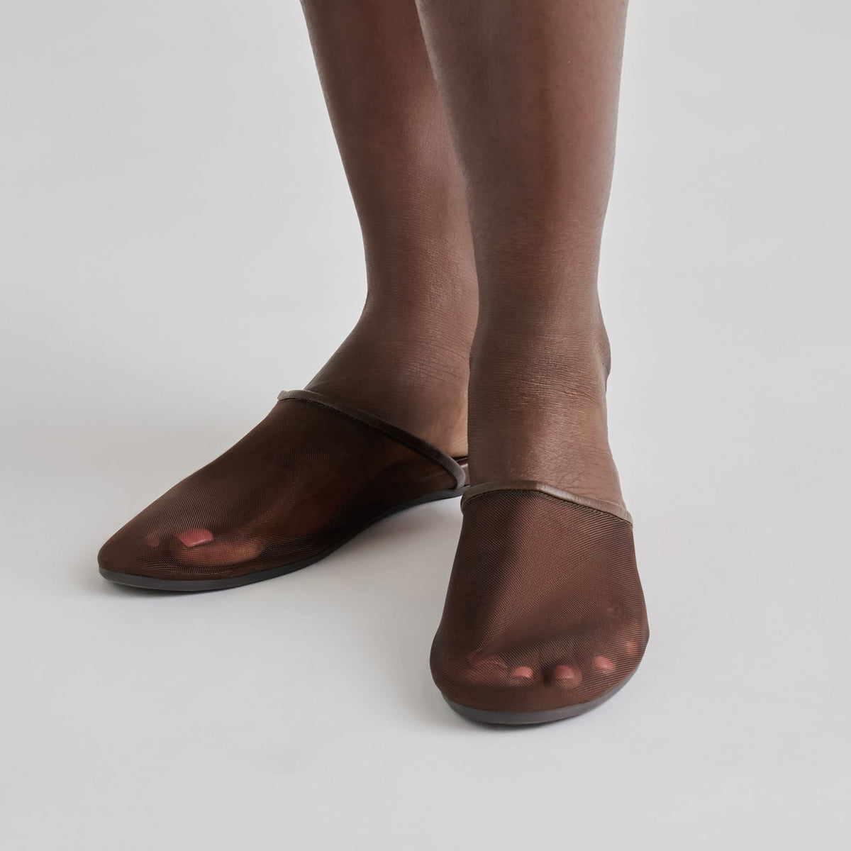 Dolce Vita SHOES Geni Chocolate Mesh Flats