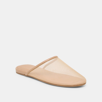 Dolce Vita SHOES Geni Lt Tan Mesh Flats