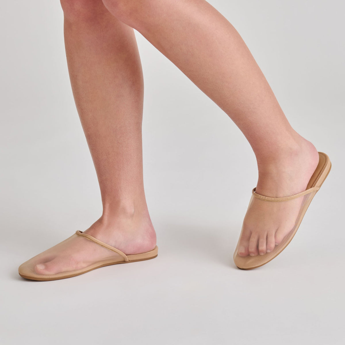 Dolce Vita SHOES Geni Lt Tan Mesh Flats