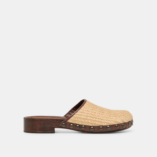Dolce Vita SHOES Alanis Lt Natural Raffia Flats