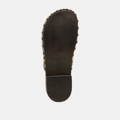 Dolce Vita SHOES Alanis Lt Natural Raffia Flats
