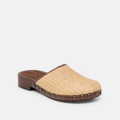 Dolce Vita SHOES Alanis Lt Natural Raffia Flats