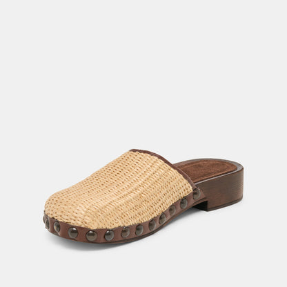 Dolce Vita SHOES Alanis Lt Natural Raffia Flats