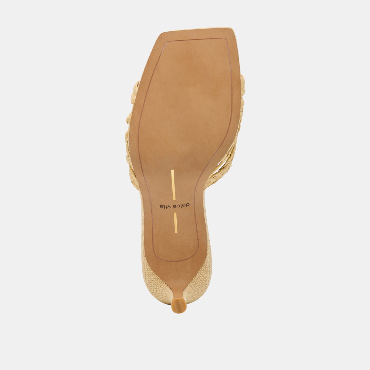 Dolce Vita SHOES Bowen Lt Natural Raffia Heels