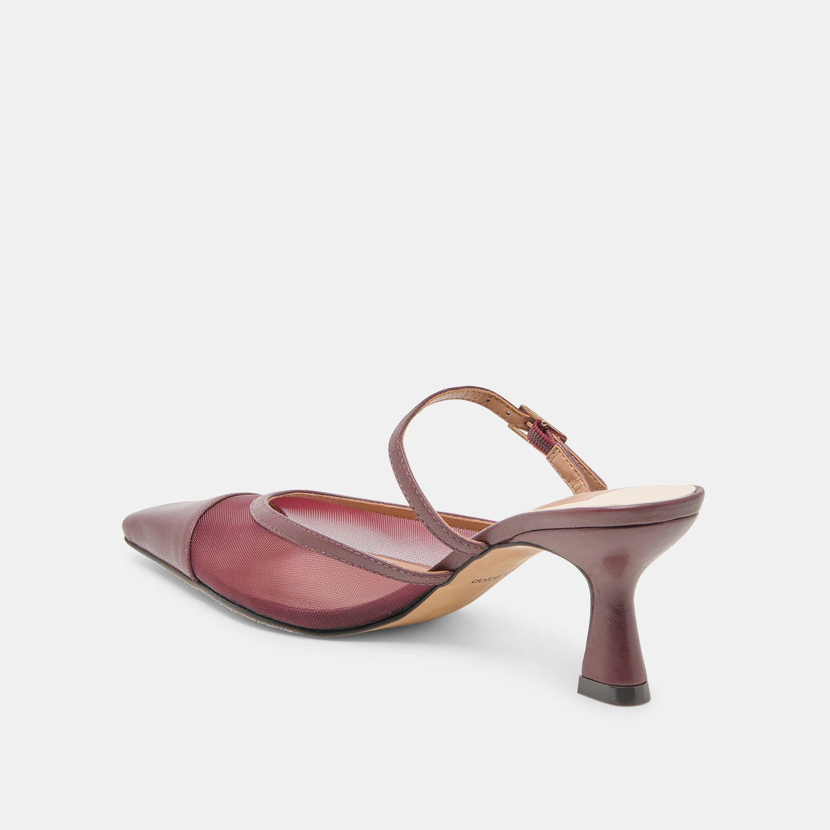 Dolce Vita SHOES Loyd Burgundy Mesh Heels