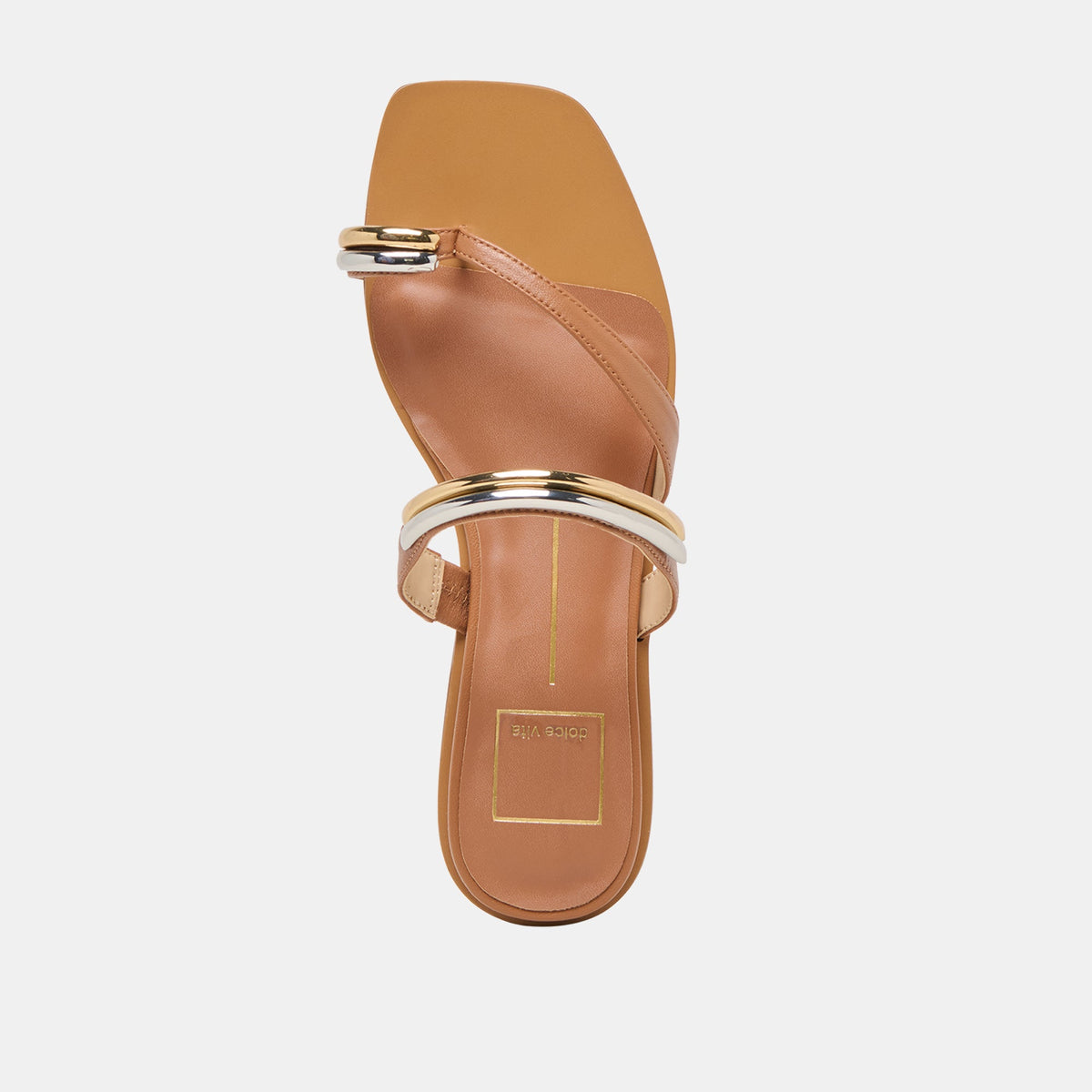 Dolce Vita SHOES Tarina Caramel Leather Sandals