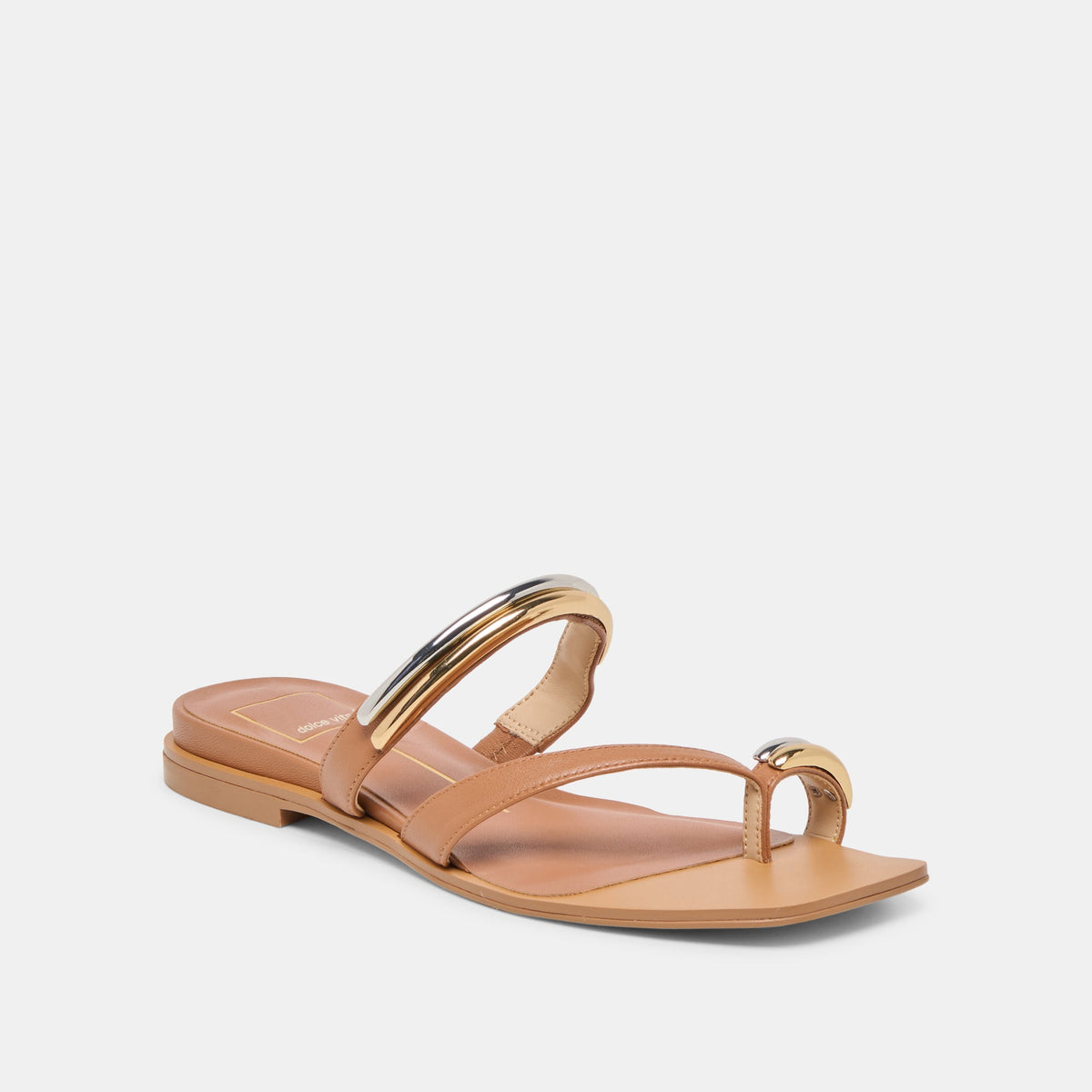 Dolce Vita SHOES Tarina Caramel Leather Sandals