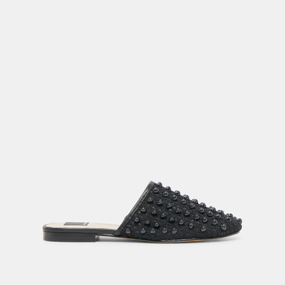 Dolce Vita SHOES Rova Bead Onyx Beaded Mesh Flats