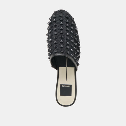 Dolce Vita SHOES Rova Bead Onyx Beaded Mesh Flats