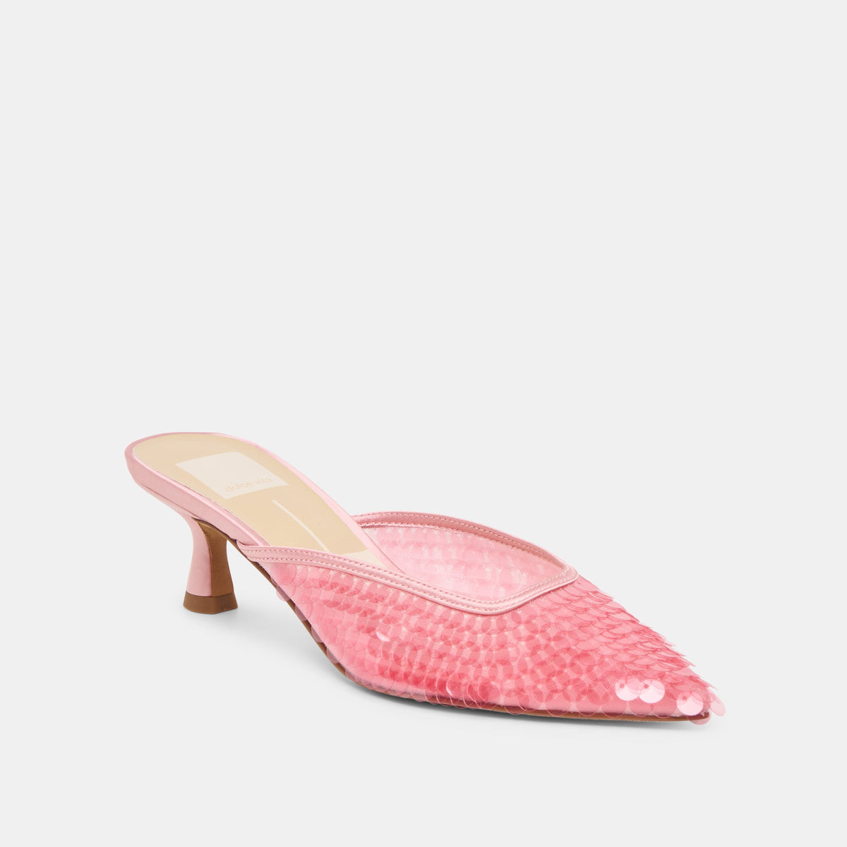 Dolce Vita SHOES Cleo Sequin Light Pink Sequin Heels