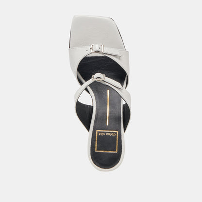 Dolce Vita SHOES SHANE HEELS OFF WHITE CRINKLE PATENT
 – Dolce Vita